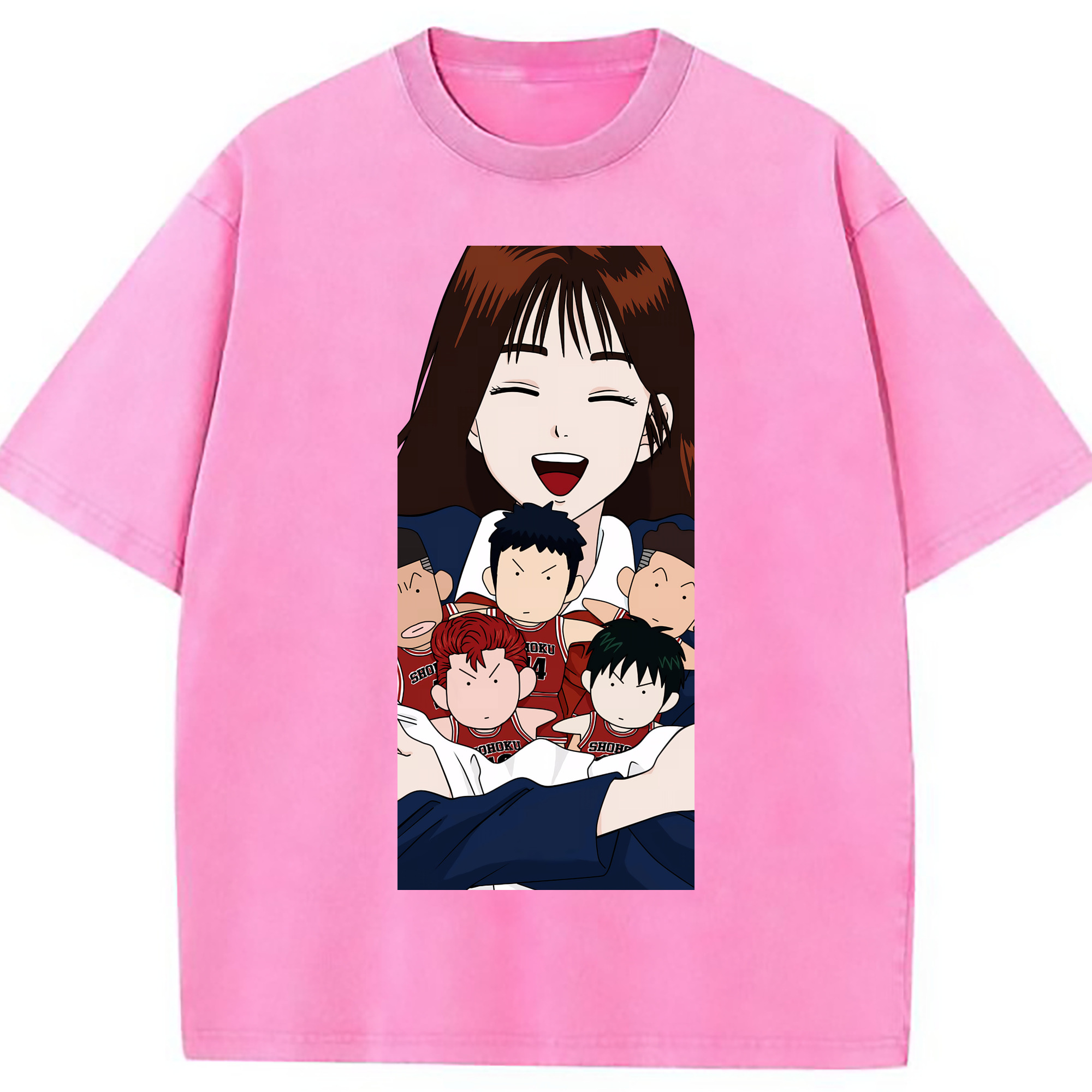 （画像用） SLAM DUNK／スラムダンク 綿100% ヴィンテージ風 半袖Tシャツ（フロントプリント）